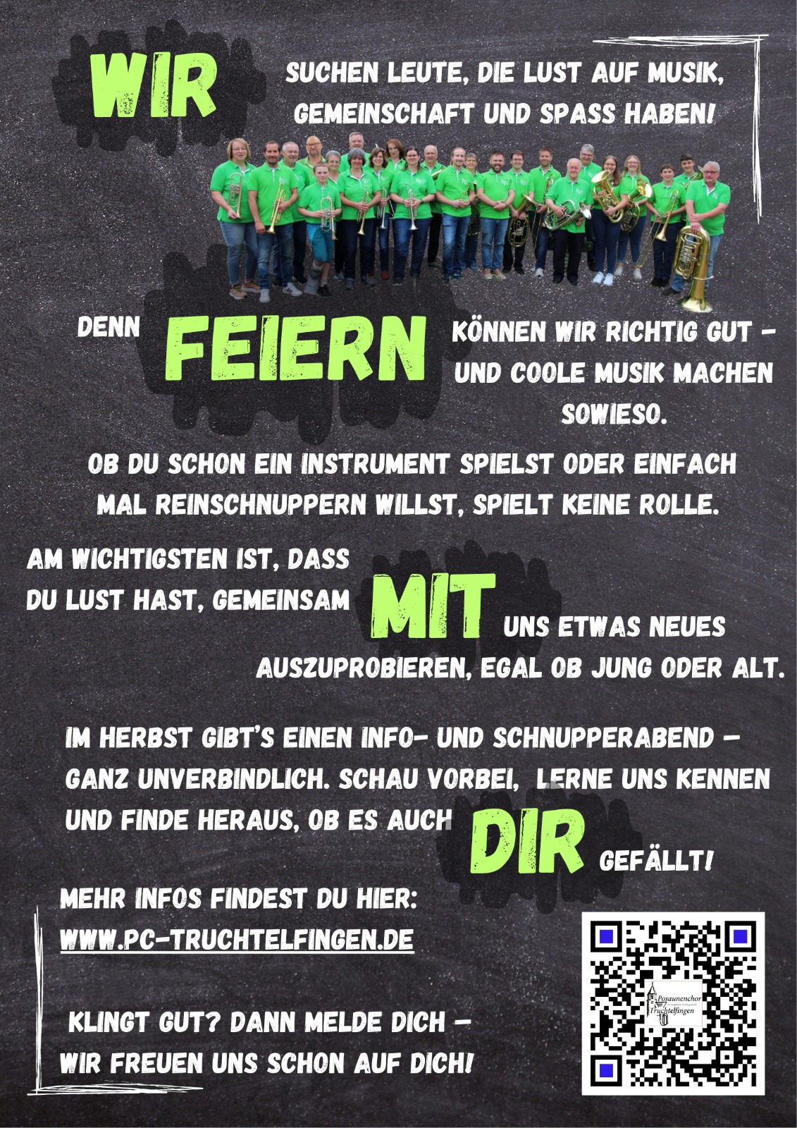 Bläser gesucht